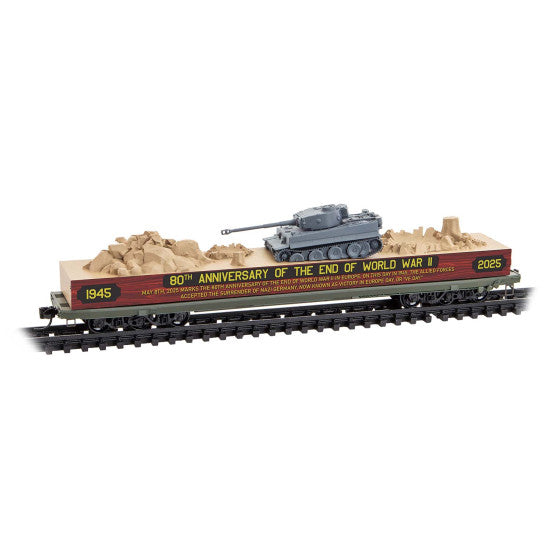 68' DODX Flatcar Anniversary of the end of World War II Honorary Car - 13700074 : N