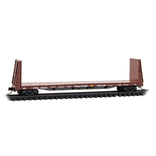 61' Bulkhead Flatcar TTX Rd# 80234 - 05400481 : N