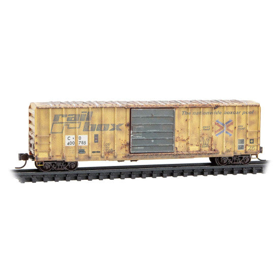 50' Rib Side Boxcar Chesapeake & Ohio ex-Railbox Rd# 400785 - 02544443 : N