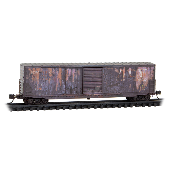 50' Standard Boxcar Weathered Akron Canton & Youngstown Rd# 2320 - 07644530 : N
