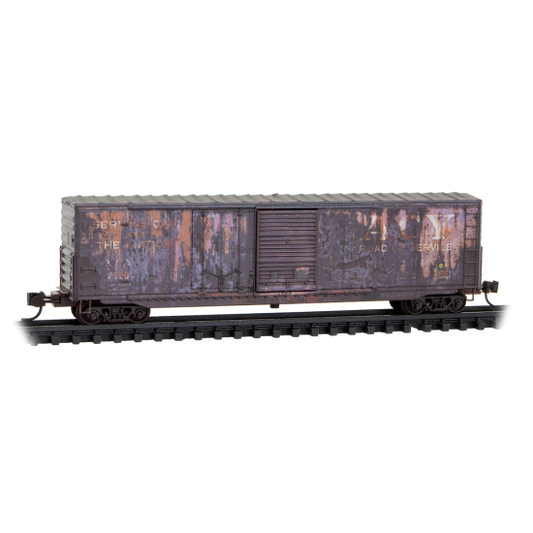 50' Standard Boxcar Weathered Akron Canton & Youngstown Rd# 2320 - 07644530 : N
