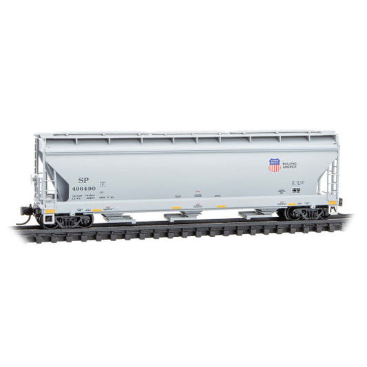 3-Bay Covered Hopper Union Pacific ex-Southern Pacific Rd# 496490 - 09400970 : N