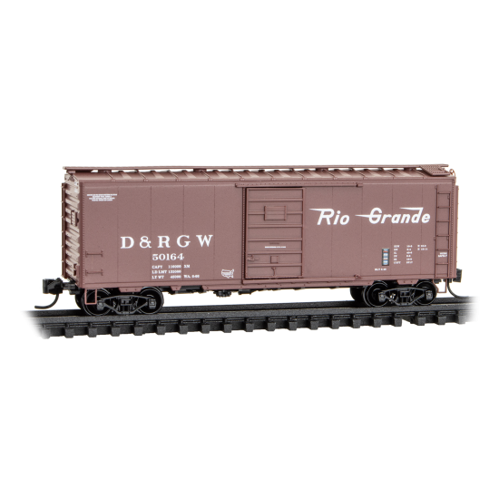 40' Standard Boxcar Denver & Rio Grande Western® Rd# 50164 - 02000537 : N