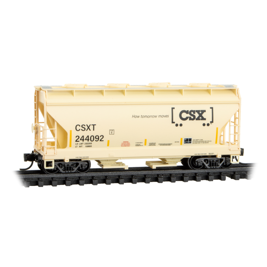 2-Bay Covered Hopper CSX® Rd# 244092 - 09200650 : N