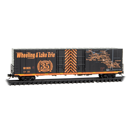 60' Boxcar Wheeling & Lake Erie 35th Anniversary Rd# 9025 - 10200330 : N