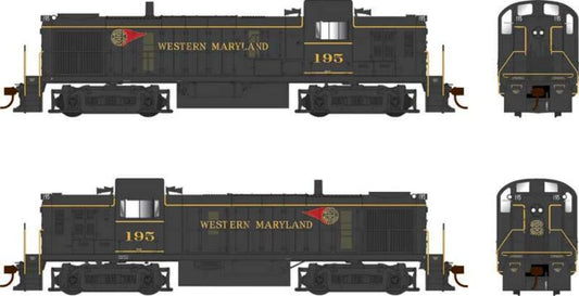 Alco RS3 Western Maryland 195 - Standard DC-25233 : HO