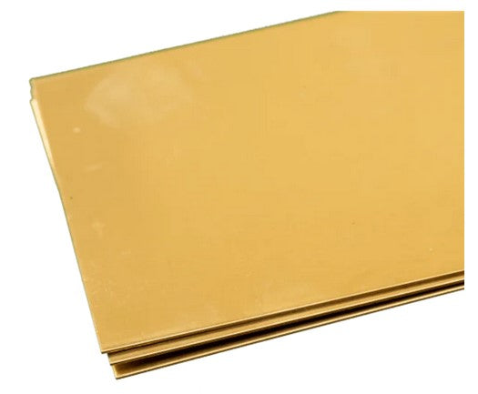 Brass Sheet .032 Inch X 4 Inch X 10 Inch - 253