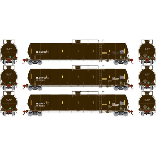 Trinity Ind. Leasing UTC 33,000 Gallon LPG Late Tank Car 3-Pack - G25590 : HO