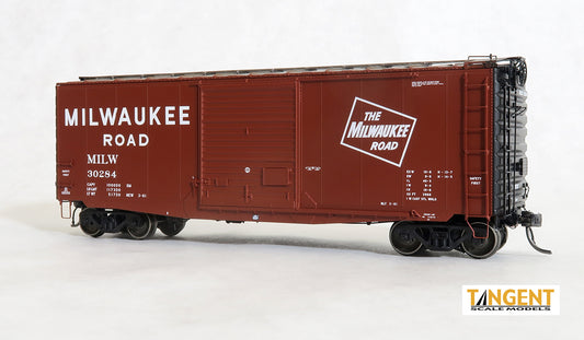 Milwaukee Road (MILW) "Original 3-1961" 40 Ft PS-1 Boxcar w/9' Door - #30284-2601306 : HO