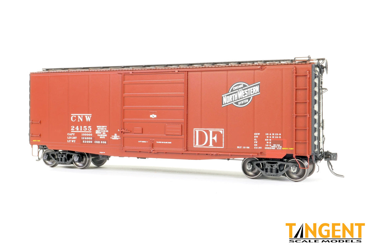 Chicago and North Western (CNW) Original DF Equipped 1964+ 40′ PS-1 9′ Door Boxcar #24151 - 2602201 : HO