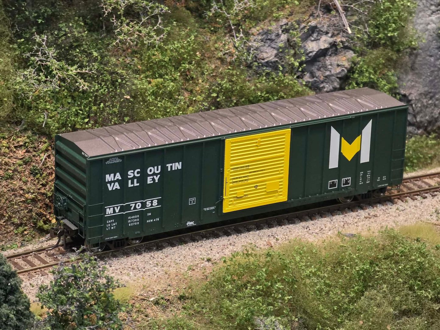 Mascoutin Valley Atlas FMC 5347 Box Car MV #7058 - HFB061001 : HO