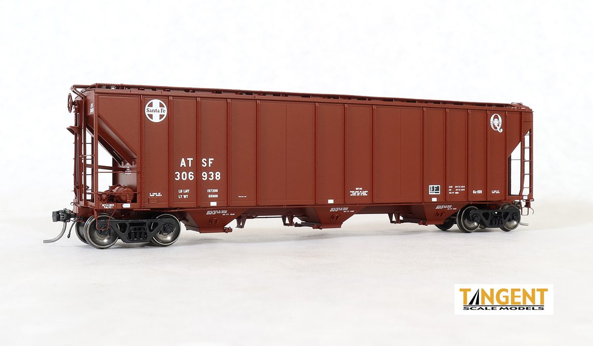 GATC 4500 3-Bay Covered Hopper Santa Fe ATSF 306938 - 2801005 : HO