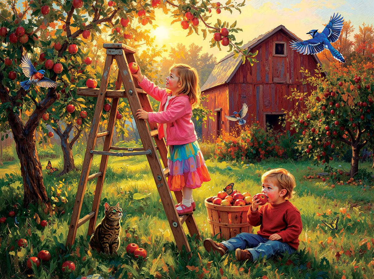 Apple Picking 1000 piece Puzzle - 28150