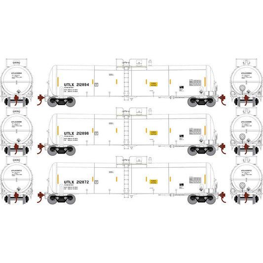30,000-Gallon Ethanol Tank, UTLX #3 (3-pack) - 29927 : HO