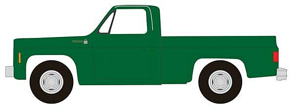 1979 Chevy Pickup Truck - Green Poly - 30636 : HO