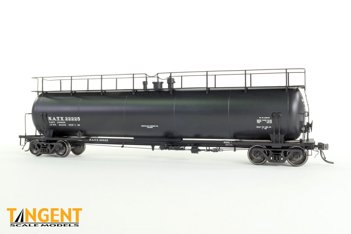 NATX “Black Lease Delivery 1966” NACC 1963-Design 20,500gal Non-Insulated Tank #22225 - 3101102 : HO