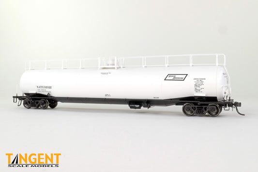 NATX “White Lease Delivery 1963” NACC 1963 Design 33,000 Gallon Dual Diameter LPG/AA Tank Car #32019 - 3116002 : HO