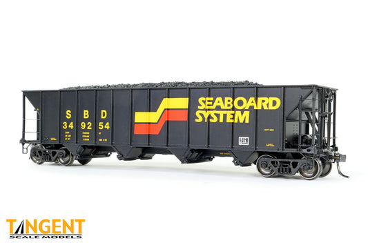 Bethlehem Steel 3350CuFt Quad Coal Hopper Seaboard System (SBD) “Seaboard Repaint” 1986+ #349285 - 32018-07 : HO