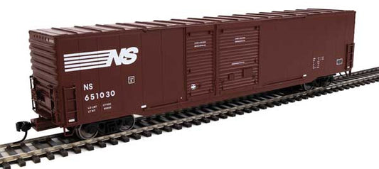 60' Pullman-Standard Auto Parts Boxcar (10' and 6' doors) Norfolk Southern NS 651030 - 3235 : HO