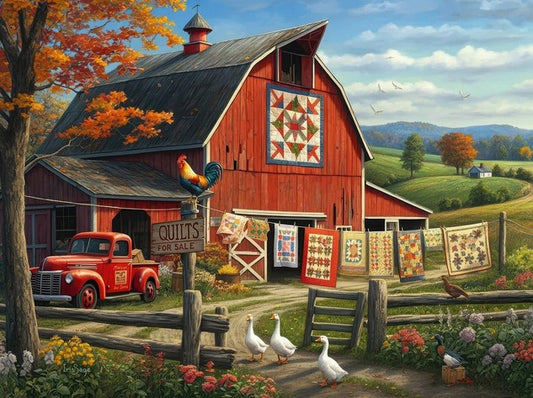 Country Charm 1000 piece Puzzle - 32811
