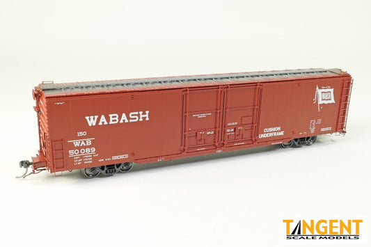 Greenville 6,000CuFt 60′ Double Door Box Car Wabash WAB 50093 - 33013-06 : HO