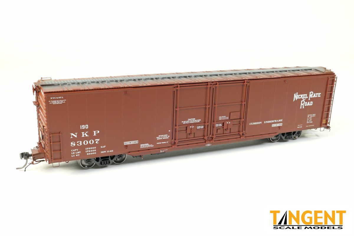 Greenville 6000 CuFt 60' Double Door Boxcar Nickel Plate Road NKP 83009 - 33019-04 : HO