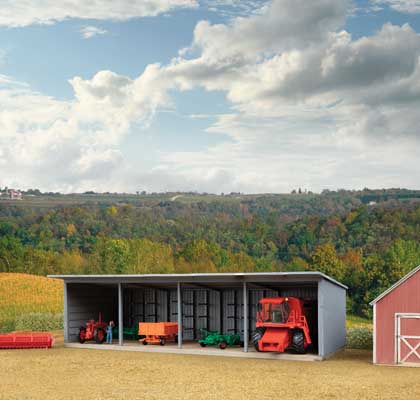 Machinery Storage Shed Kit-3347 : HO