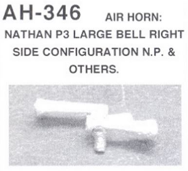 Nathan P3 Air Horn - AH346 : HO