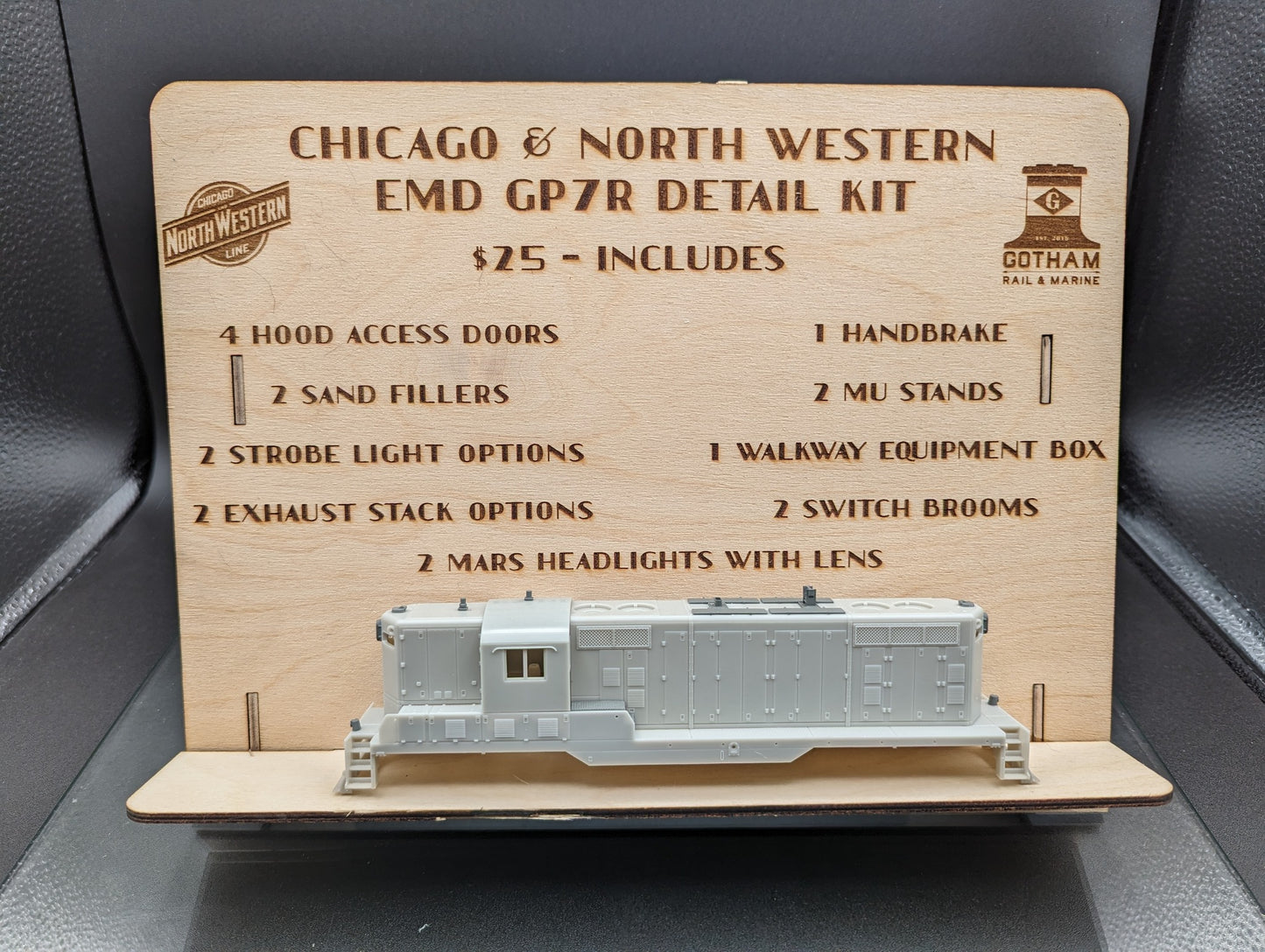 Chicago & North Western GP7R Super Detail Kit - 10000 : HO