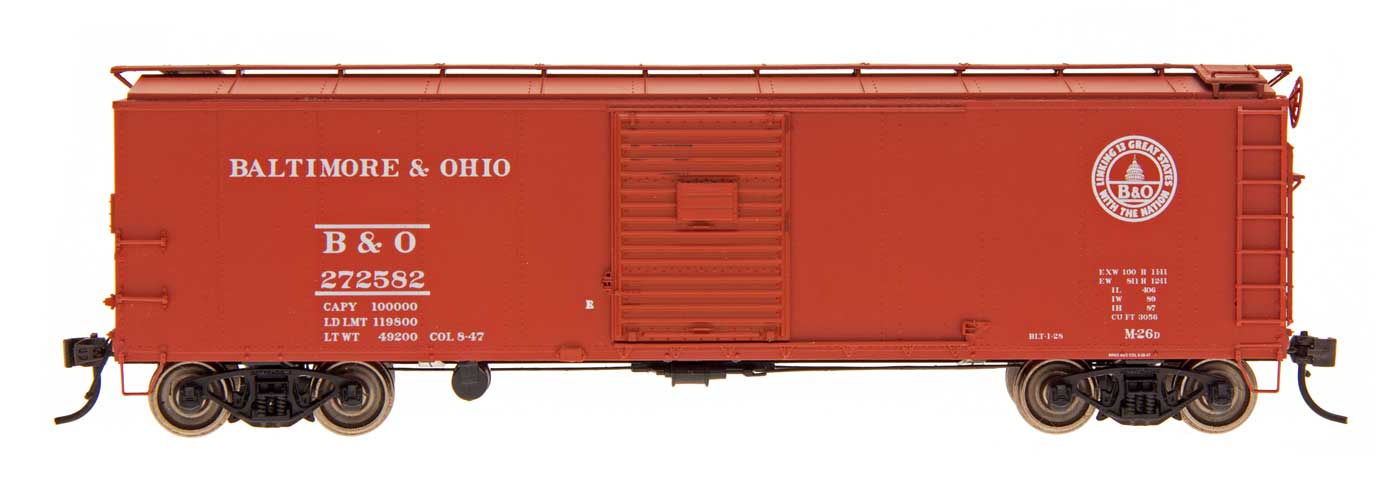 40' X-29 Boxcar - Baltimore & Ohio B&O - 37080 : HO