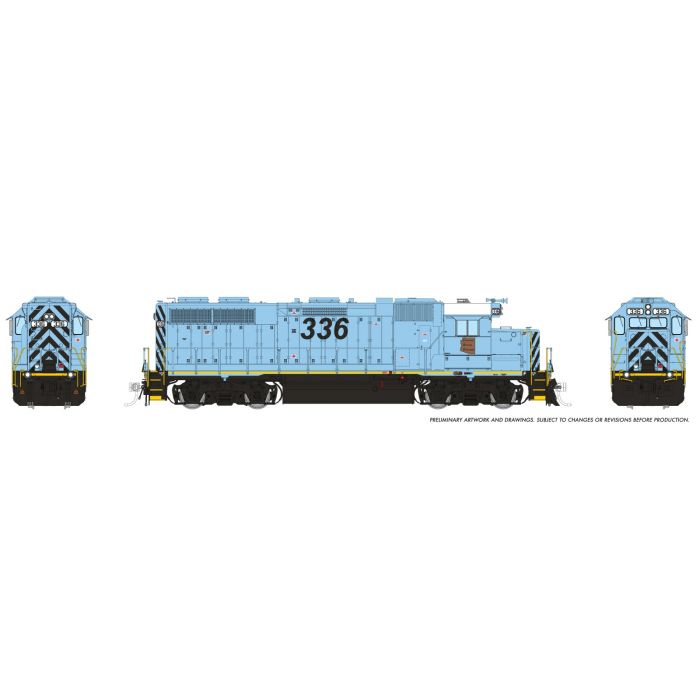 EMD GP38 (DC/DCC/Sound): Copper State Railway: #336 - HomeShops - 38579 : HO