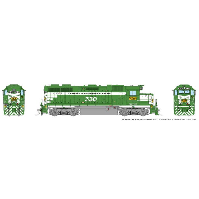 EMD GP38 (DC/DCC/Sound): Natchez Trace & Orient: #330 - HomeShops - 38582 : HO