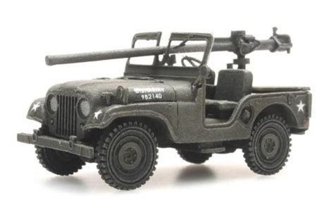 Military US M38 Jeep & 106mm AT Gun-387307 : HO