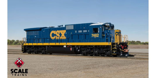 Rivet Counter GE C39-8 Phase III, CSX #7483 (YN3 Repaint) DCC & Sound Equipped - SXT38763 : HO