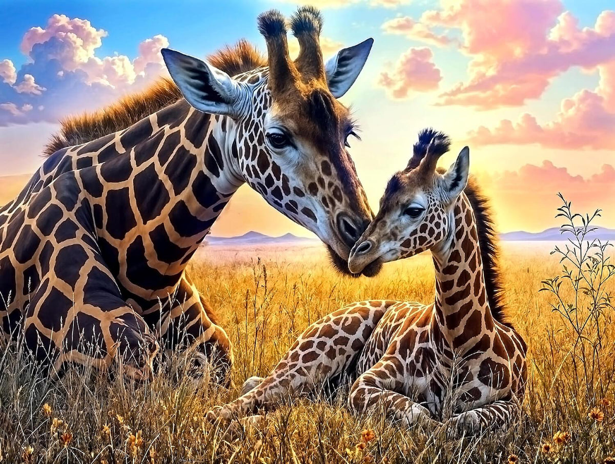 Giraffe Meadow 500 Piece Puzzle - 39021
