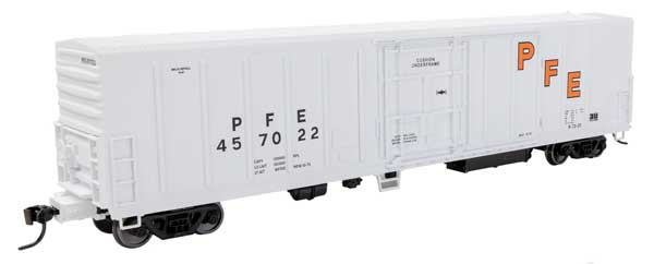 57 Ft Mechanical Reefer Pacific Fruit Express PFE 457022 - 3984 : HO