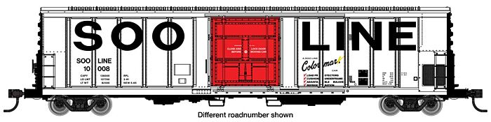 57 Ft Mechanical Reefer Soo Line 10014 - 3992 : HO