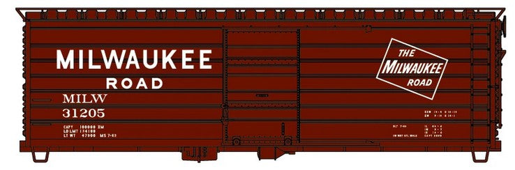 40' Single Door Rib Side Steel Boxcar Billboard Paint Scheme KIT - 39931 : HO