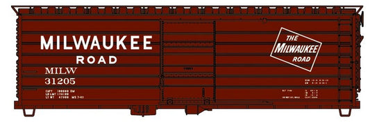 40' Single Door Rib Side Steel Boxcar Billboard Paint Scheme KIT - 39931 : HO