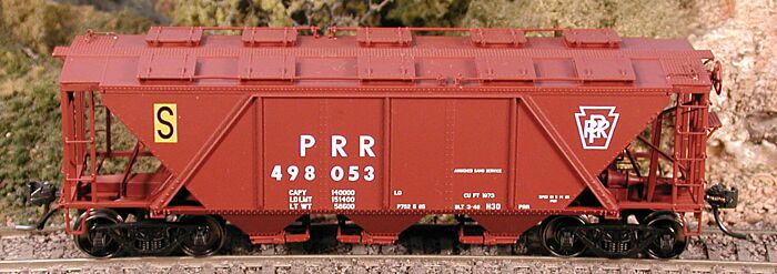 Class H30 3-Bay Covered Hopper, Pennsylvania Railroad #498041 - 40968 : HO