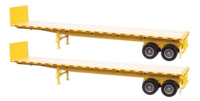 40' Flatbed Trailer 2-Pack Yellow - 2702 : HO