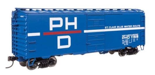 40' PS-1 Boxcar - Ready to Run -- Port Huron & Detroit #1167 - 45516 : HO