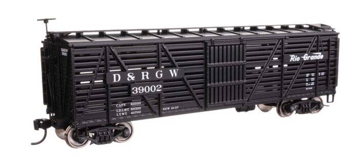 40' Wood Stock Car - Ready to Run -- Denver & Rio Grande Western(TM) #39002 - 41455 : HO