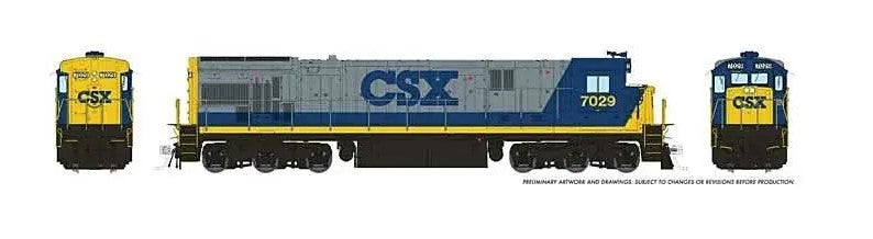 GE C30-7 - ESU LokSound and DCC -- CSX #7047 - 42516 : HO