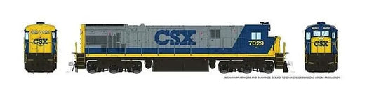 GE C30-7 - ESU LokSound and DCC -- CSX #7047 - 42516 : HO
