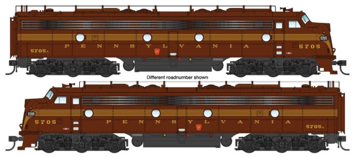 EMD E8 A-A Pennsylvania Railroad Class EP-22 5705A, 5763A w/LokSound & DCC - 42900 : HO