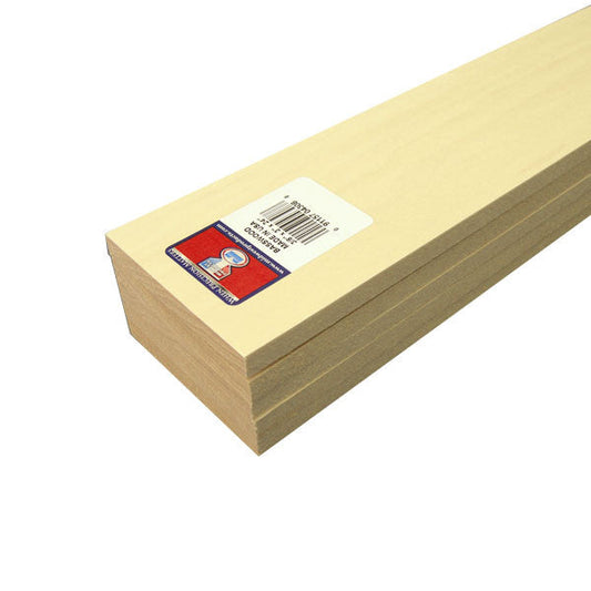 3/8 Inch X 3 Inch X 24 Inch Basswood - 4308