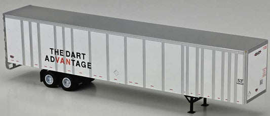 53' Platewall Highway Trailer - Assembled -- DART #11250 - 43291 : HO