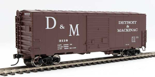 40' ACF Modernized Welded Boxcar w/8' Youngstown Door Detroit & Mackinac D&M 3149 - 45033 : HO