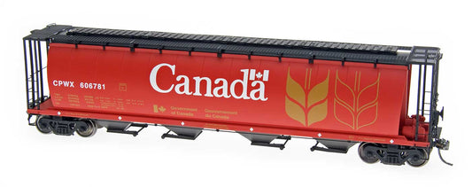 59 FT 4-Bay Cylindrical Covered Hopper, Canada CPWX - 45102 : HO